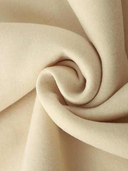 SXV Men's SECURITY Graphic Fleece Hoodie, Streetwear Style, Autumn