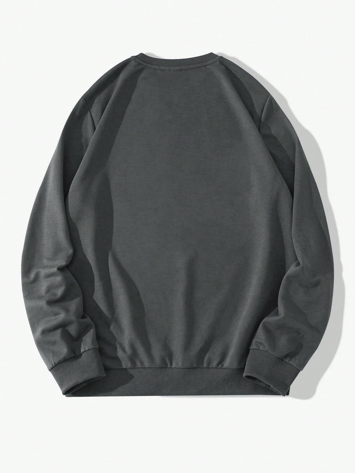 SXV Zrgoth Men's Round Neck Casual Bear Head Print Loose Comfortable Sweatshirt  Chicago Element Design