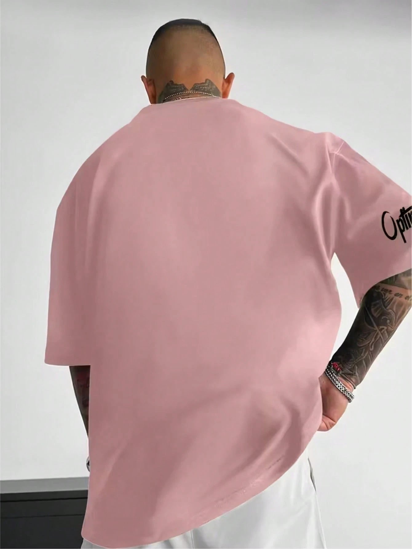 SXV Men's Casual Versatile Simple Printed Element Short Sleeve T-Shirt