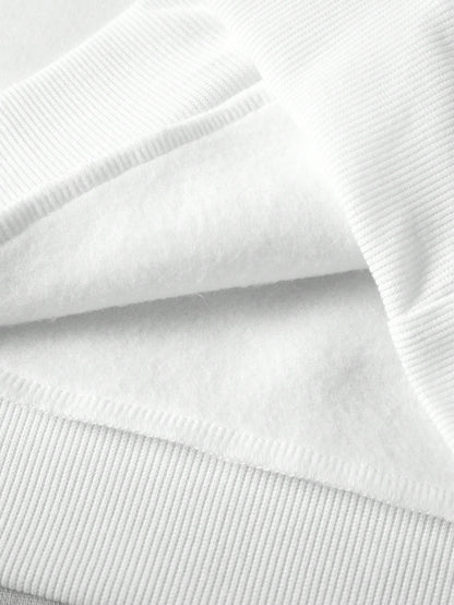 SXV New York Letter Retro Distressed Pattern Printed Sweatshirt