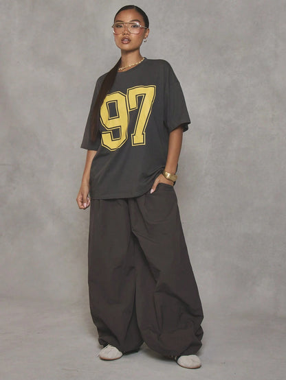 SXV '97’ Printed Cool Aesthetic Oversized Baggy T-shirt
