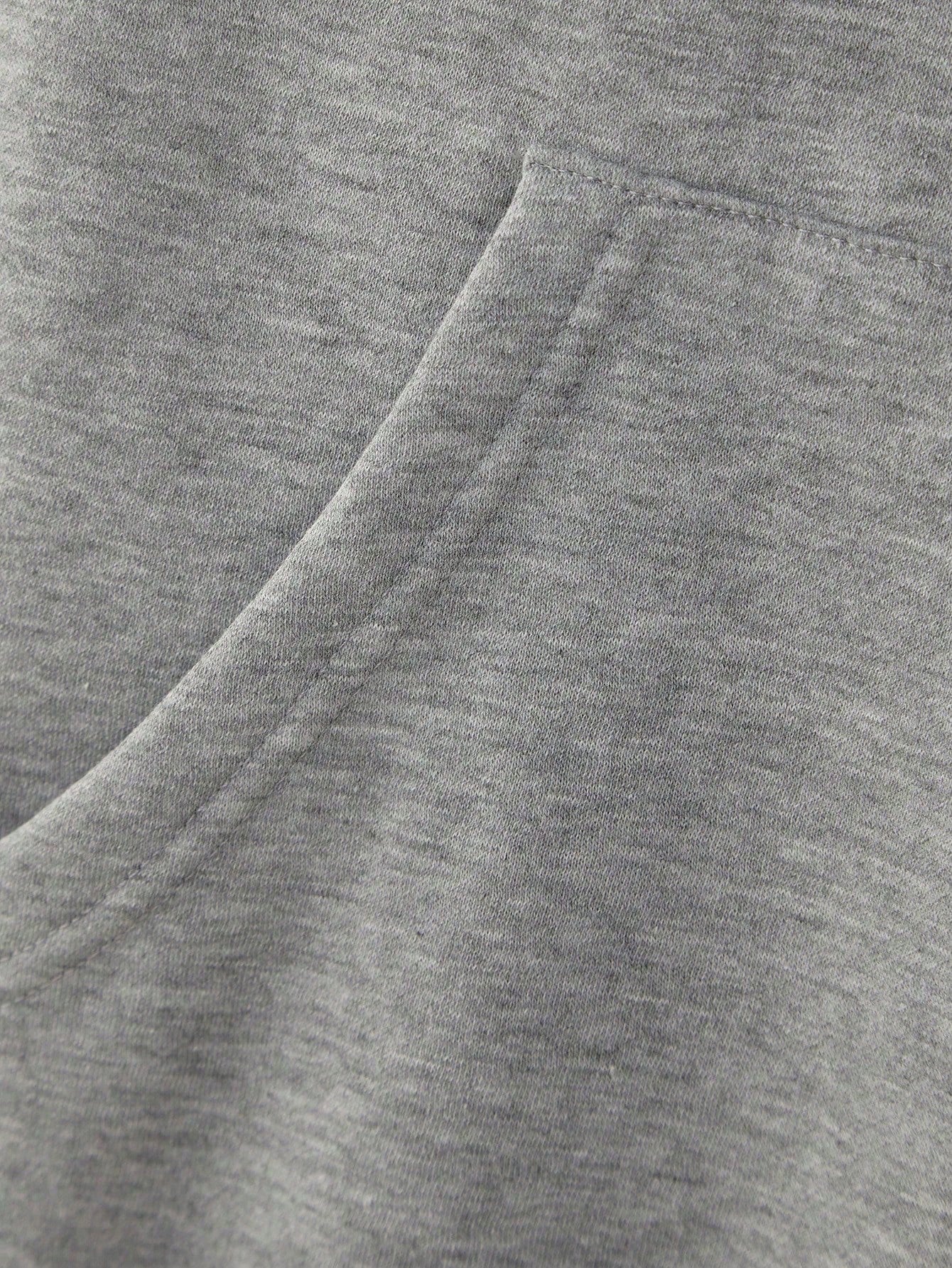 SXV NEVER GIVE UP Letter Slogan & Scratch Print Casual Loose Fit Hoodie Sweatshirt