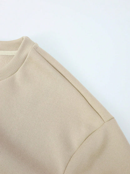 SXV i need a coffee not your opinion Women's Casual Slogan Print Crew Neck Long Sleeve Fleece Sweatshirt, Autumn