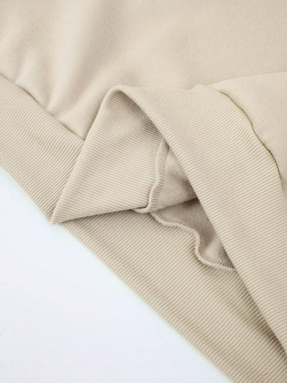 SXV i need a coffee not your opinion Women's Casual Slogan Print Crew Neck Long Sleeve Fleece Sweatshirt, Autumn