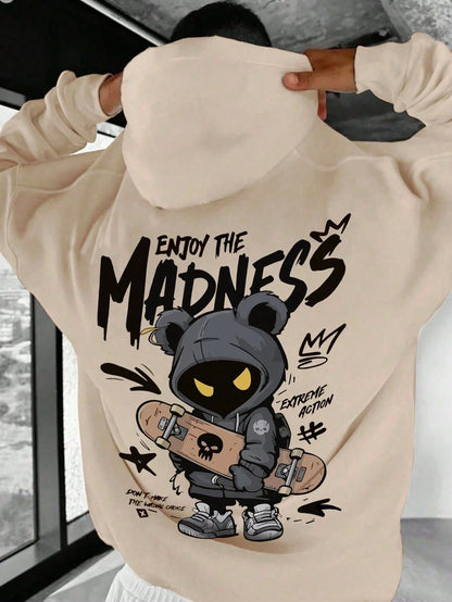 SXV Men's Casual Fashion Street Extreme Sports Madness Hoodie
