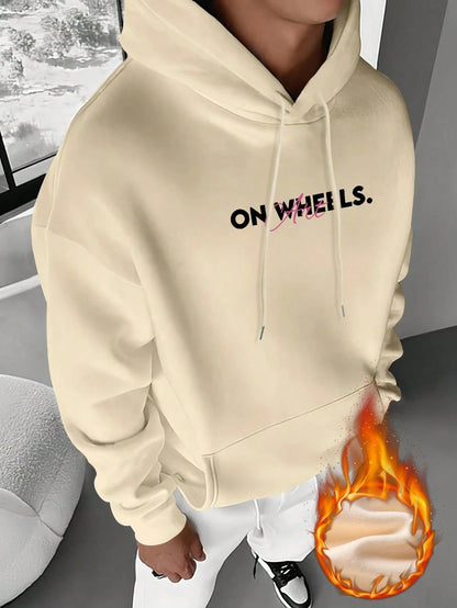 SXV Racing Enthusiast Essential! Men's Casual Racing Culture Element Printed Hoodie