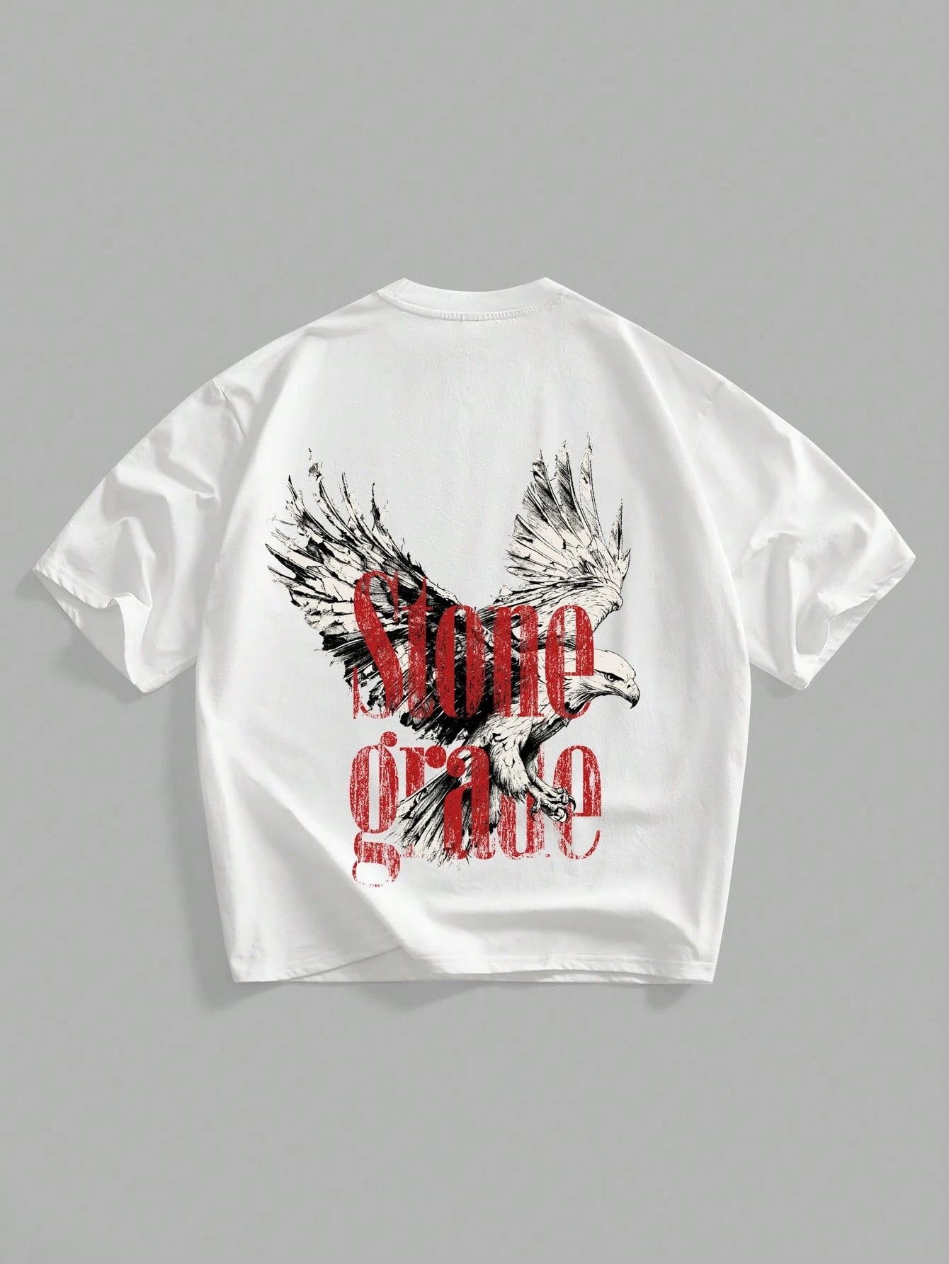 SXV 'Stone grade’ Printed Cool Aesthetic Oversized Baggy T-shirt