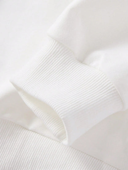 SXV NYC BROOKLYN Men's Letter Print Long Sleeve Pocket Drawstring Hoodie Sweatshirt