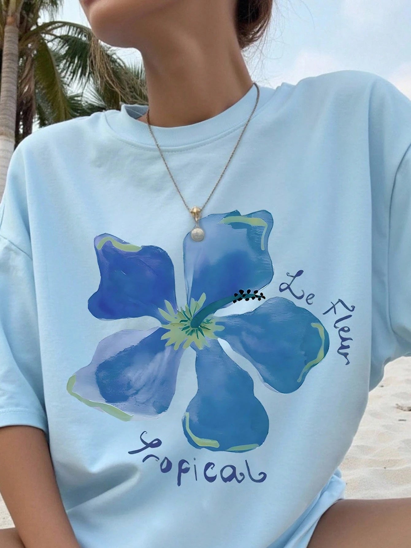 SXV Women Floral Print Oversized