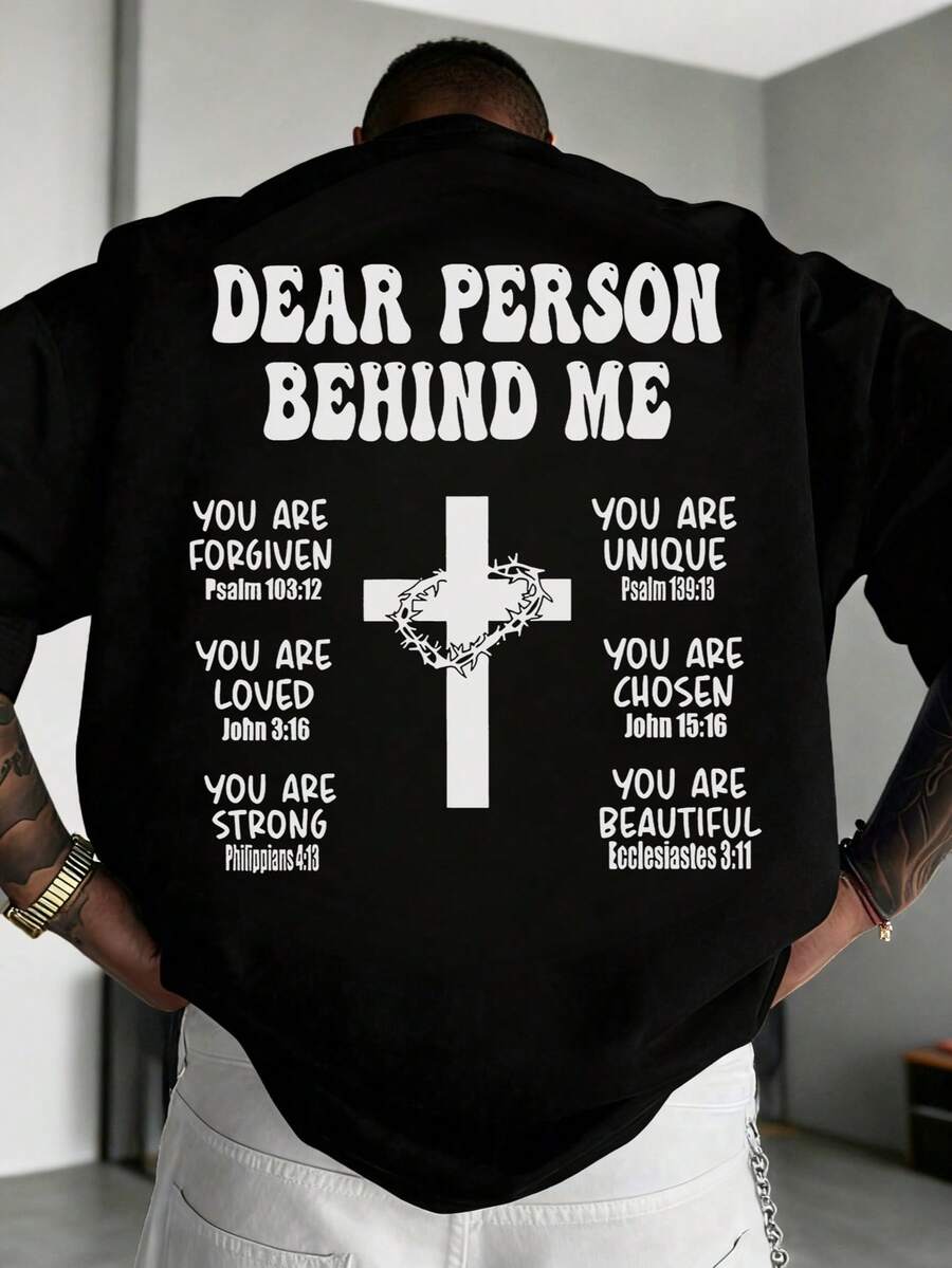 SXV Cross Print Short Sleeve T-Shirt