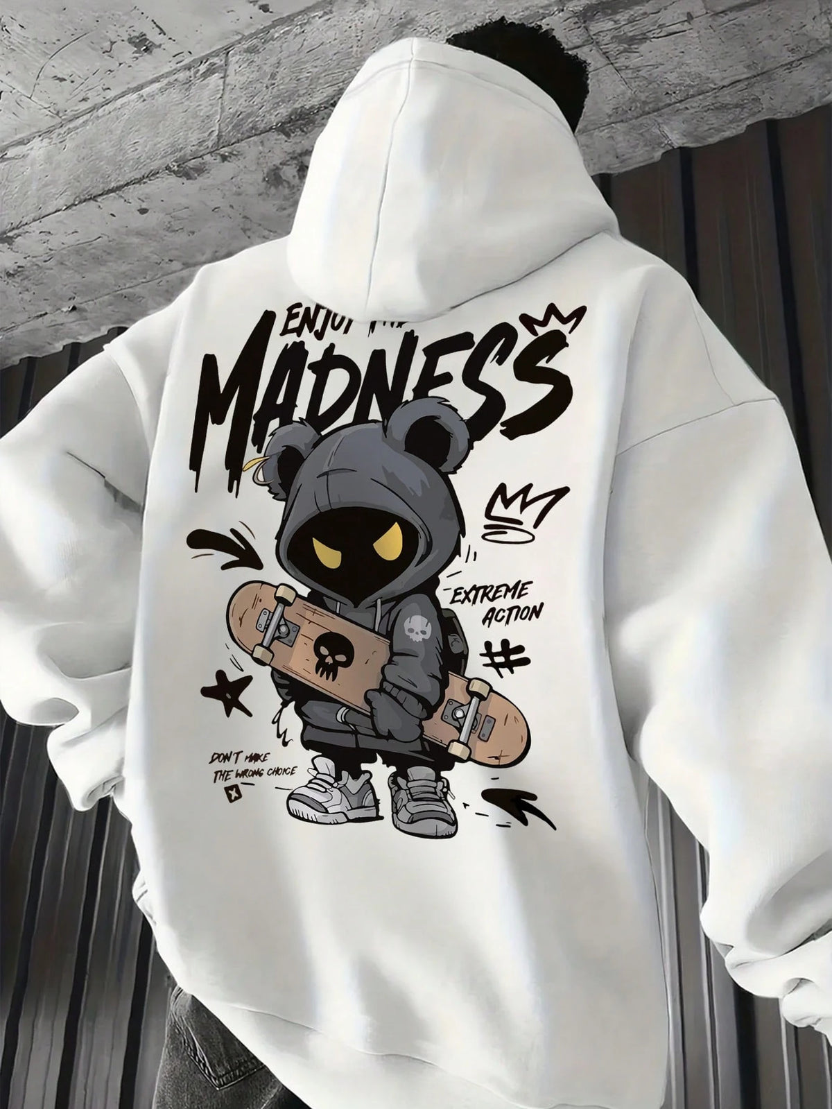 SXV Men's Casual Fashion Street Extreme Sports Madness Hoodie