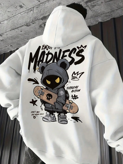 SXV Men's Casual Fashion Street Extreme Sports Madness Hoodie