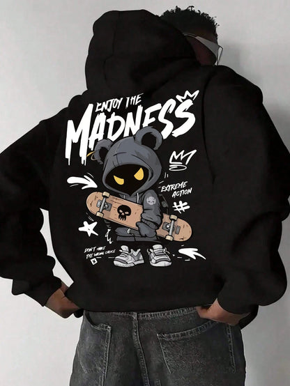 SXV Men's Casual Fashion Street Extreme Sports Madness Hoodie