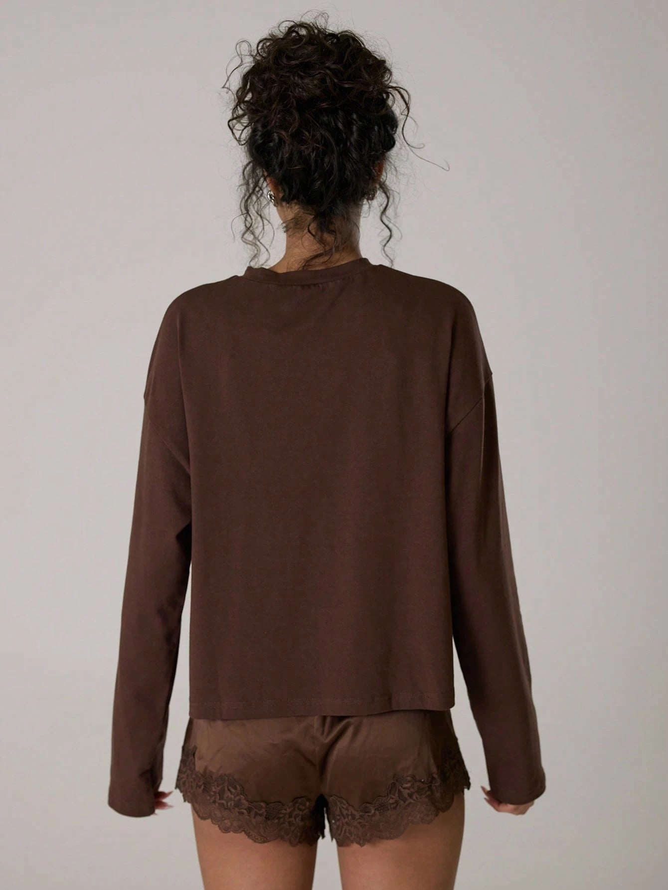 SXV Oversized Long Sleeve Graphic T-Shirt