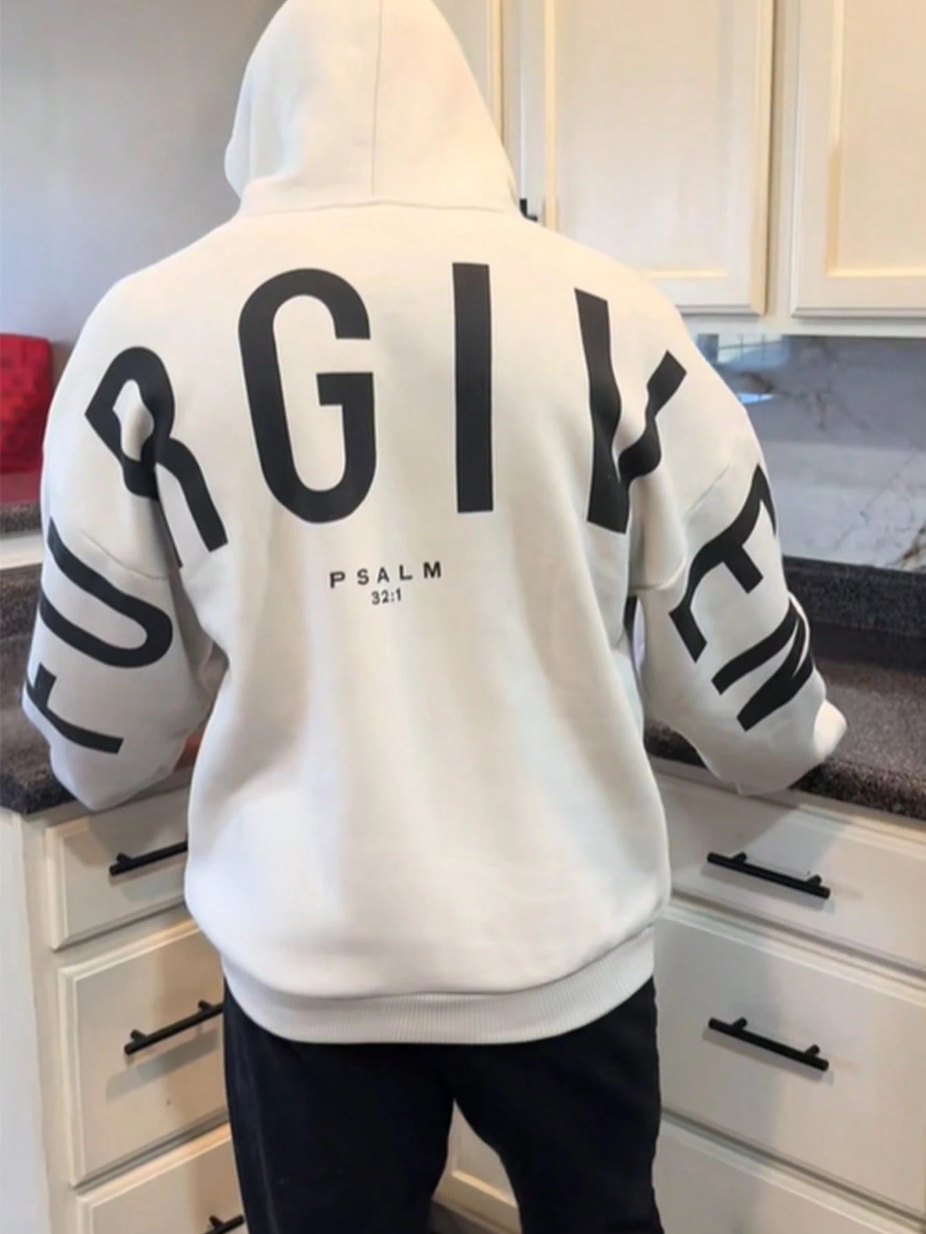 SXV Forgiven Psalm 321 Hoodie - Cotton Material For Comfort & Breathability Ideal For Casual & Sporty Outfits