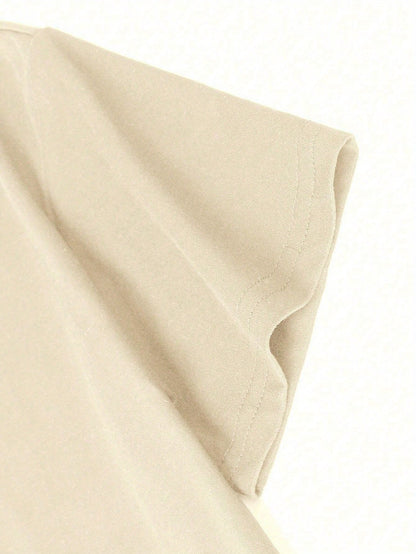 SXV Coconut Print Round Neck Short Sleeve T-Shirt