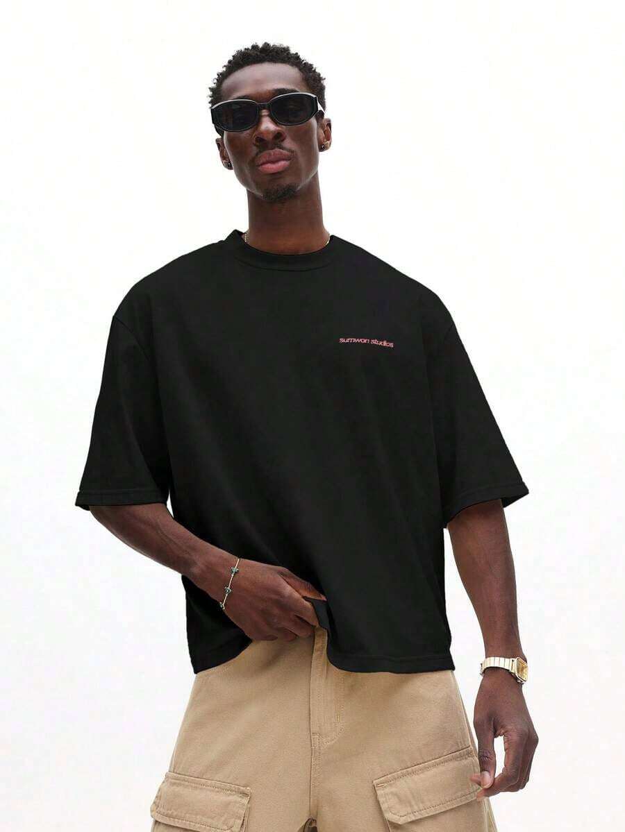 SXV 'IM NOT SHY’ Printed Cool Aesthetic Oversized Baggy T-shirt