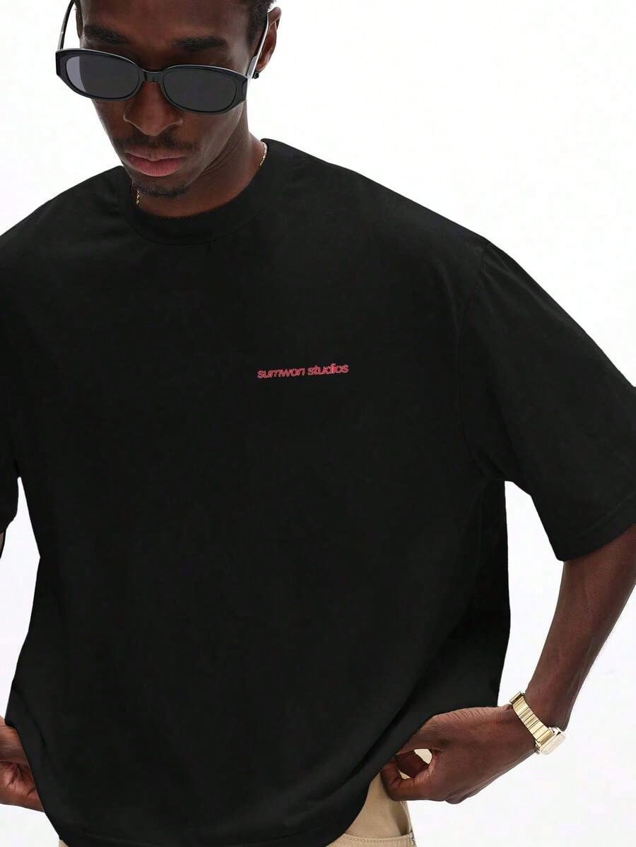 SXV 'IM NOT SHY’ Printed Cool Aesthetic Oversized Baggy T-shirt