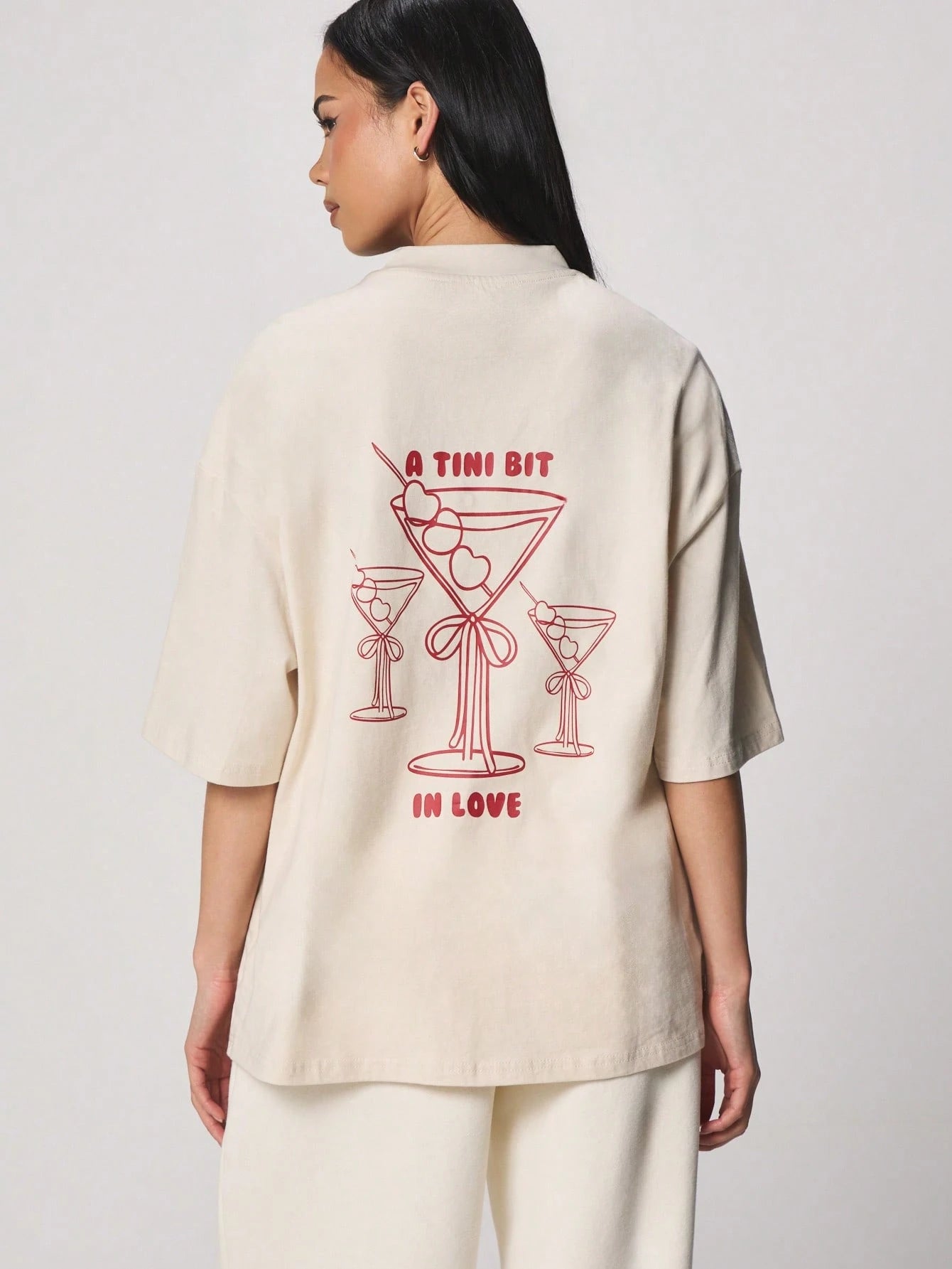 SXV Cocktail Glass Print Perfect For Casual Summer