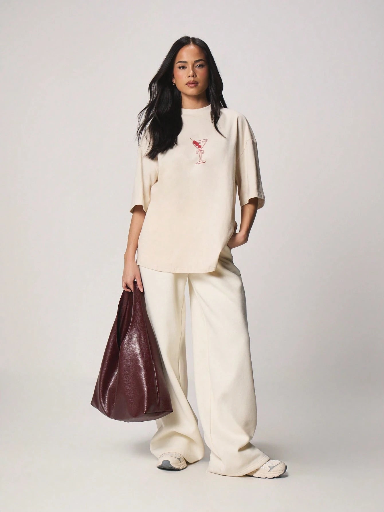 SXV Cocktail Glass Print Perfect For Casual Summer