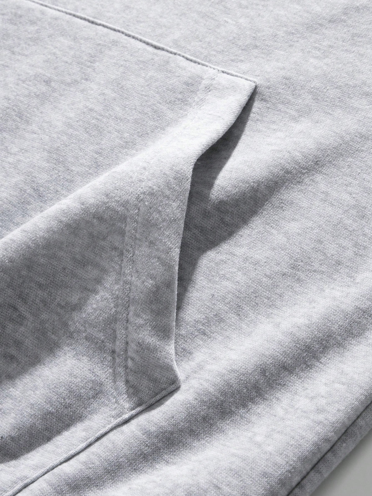SXV Men's Casual Minimalist Solid Color Kangaroo Pocket Drawstring Hoodie, Suitable For Daily Commute, Autumn