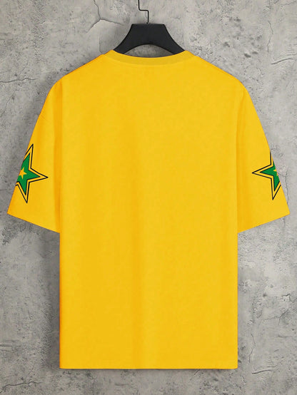 SXV  'chicago 18’ Printed Cool Aesthetic Oversized Baggy T-shirt