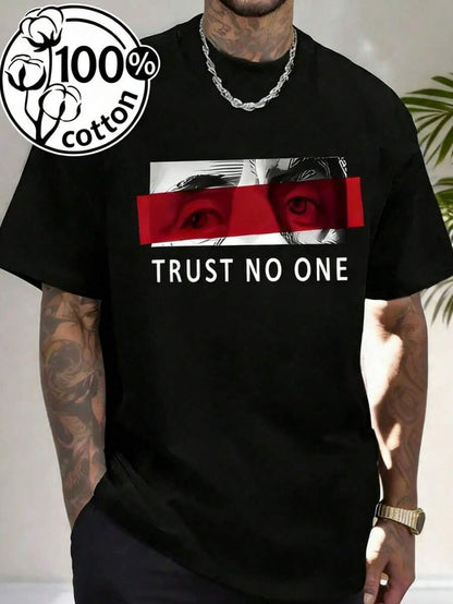 SXV TRUST NO ONE Print Tee Shirt
