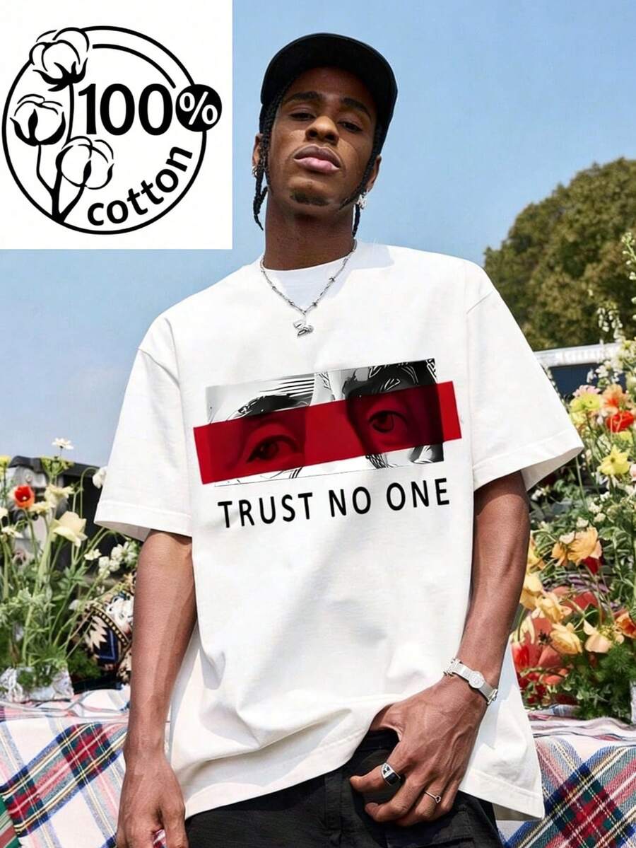 SXV TRUST NO ONE Print Tee Shirt