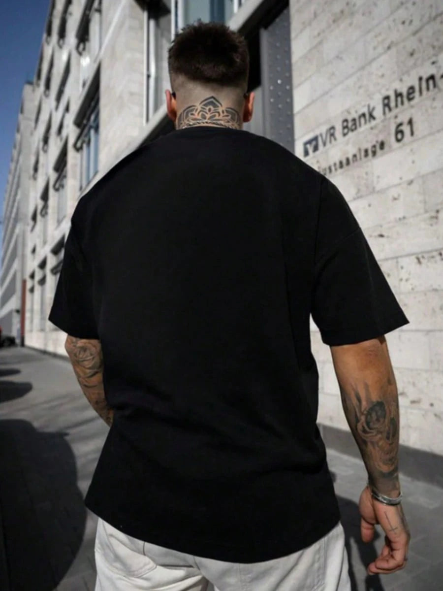 SXV etro Boxing Double-Sided Pattern Printing T-shirt