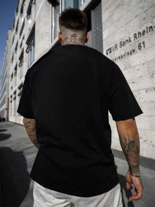 SXV etro Boxing Double-Sided Pattern Printing T-shirt