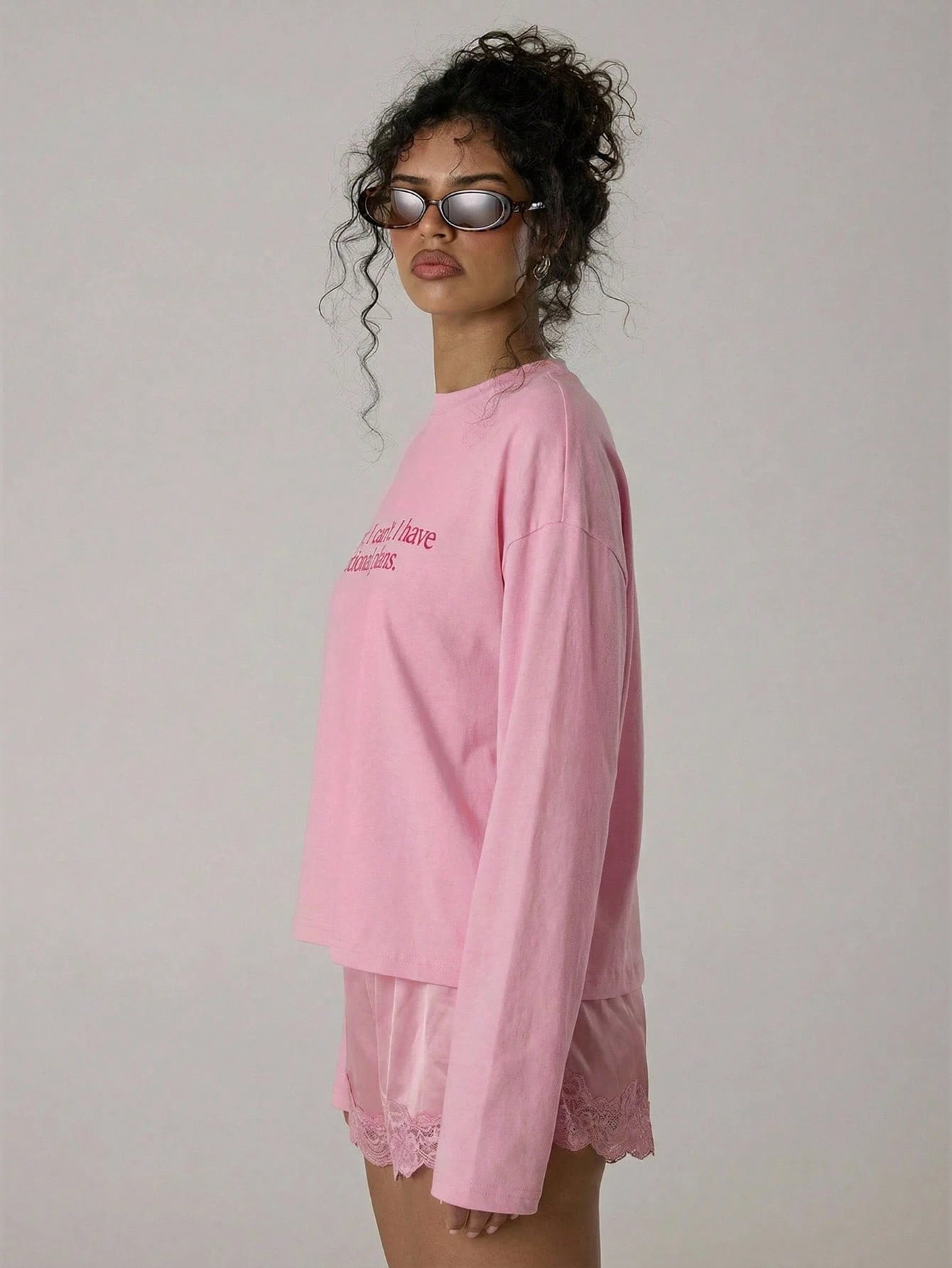 SXV Oversized Long Sleeve Graphic T-Shirt