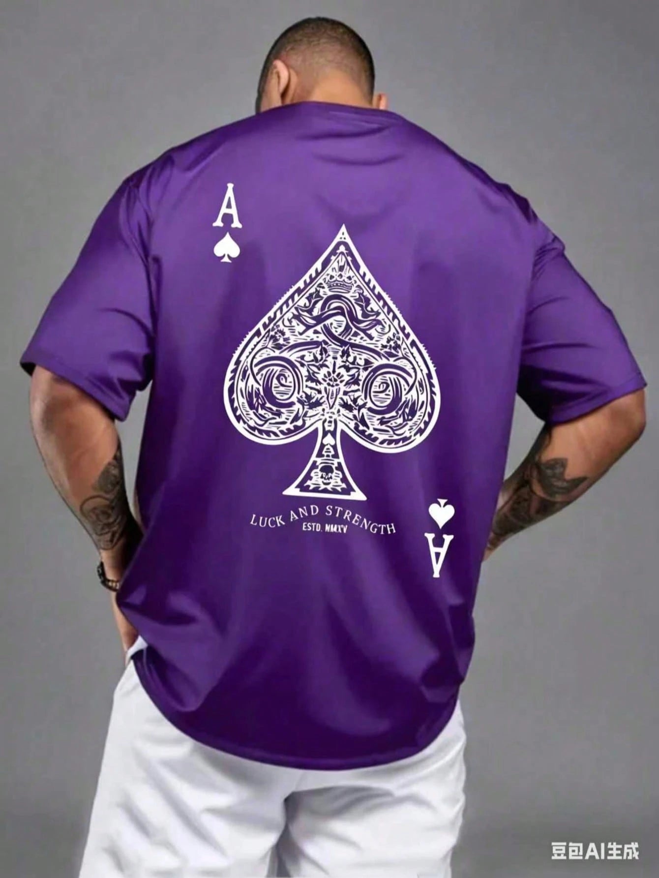 SXV  'poker - joker and the thief’ Printed Cool Aesthetic Oversized Baggy T-shirt