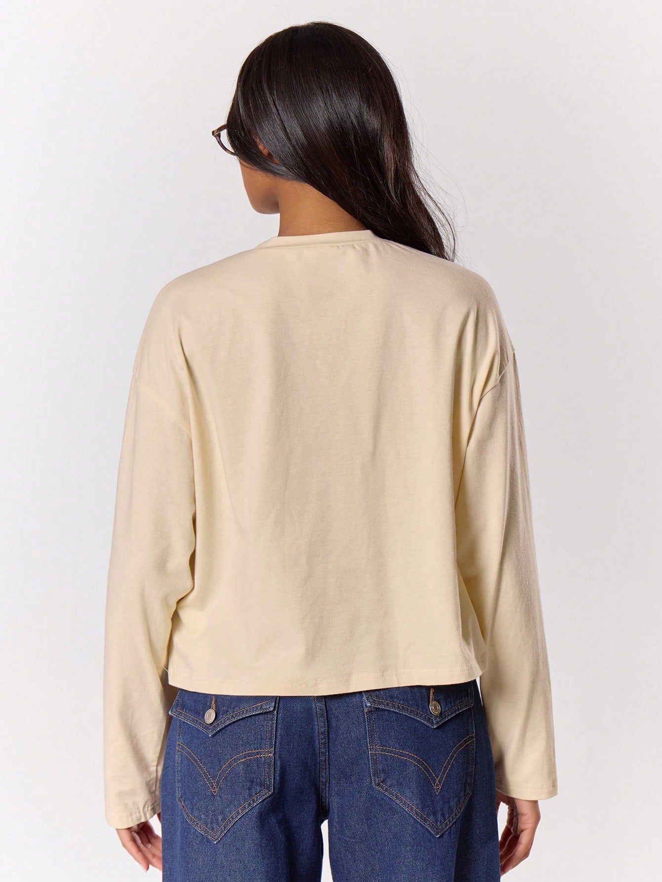 SXV Oversized Long Sleeve Graphic T-Shirt