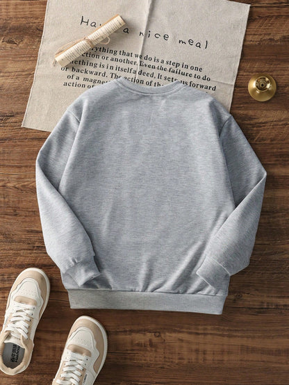 SXV Women's Crew Neck Pullover Michigan Printed Sweatshirt