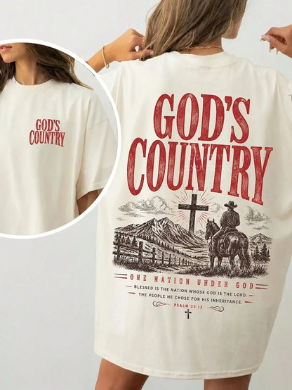 SXV Western Christian Shirt, Bible Verse