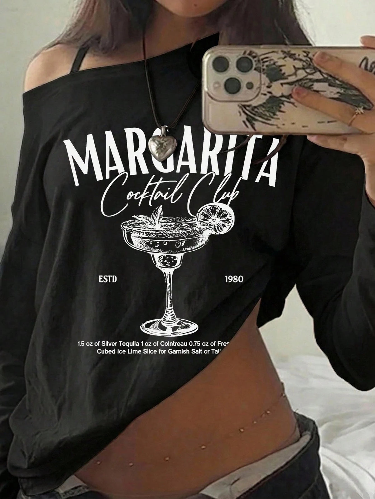 SXV Women's Sexy Cold Shoulder Wide Scoop Neck Asymmetrical Tee