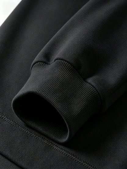 SXV Solid‑Color Crewneck Oversized Sweatshirt