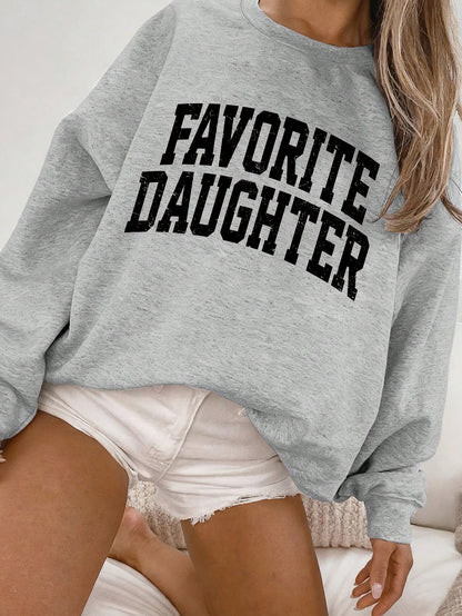 SXV Favorite Daughter, Super Awesome Daughter Sweatshirt