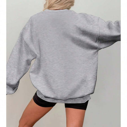 SXV Detroit Print Fleece Crew Neck Sweatshirt