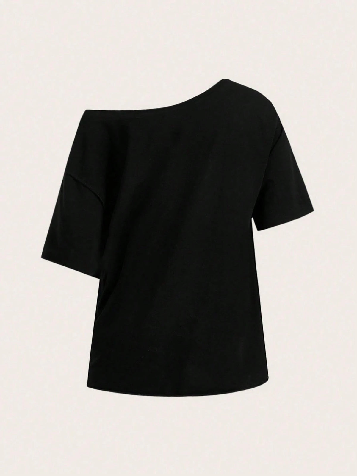 SXV UNDERCOVER SPIDER Oversized Off Shoulder Graphic Tee With Distressed Slogan Print