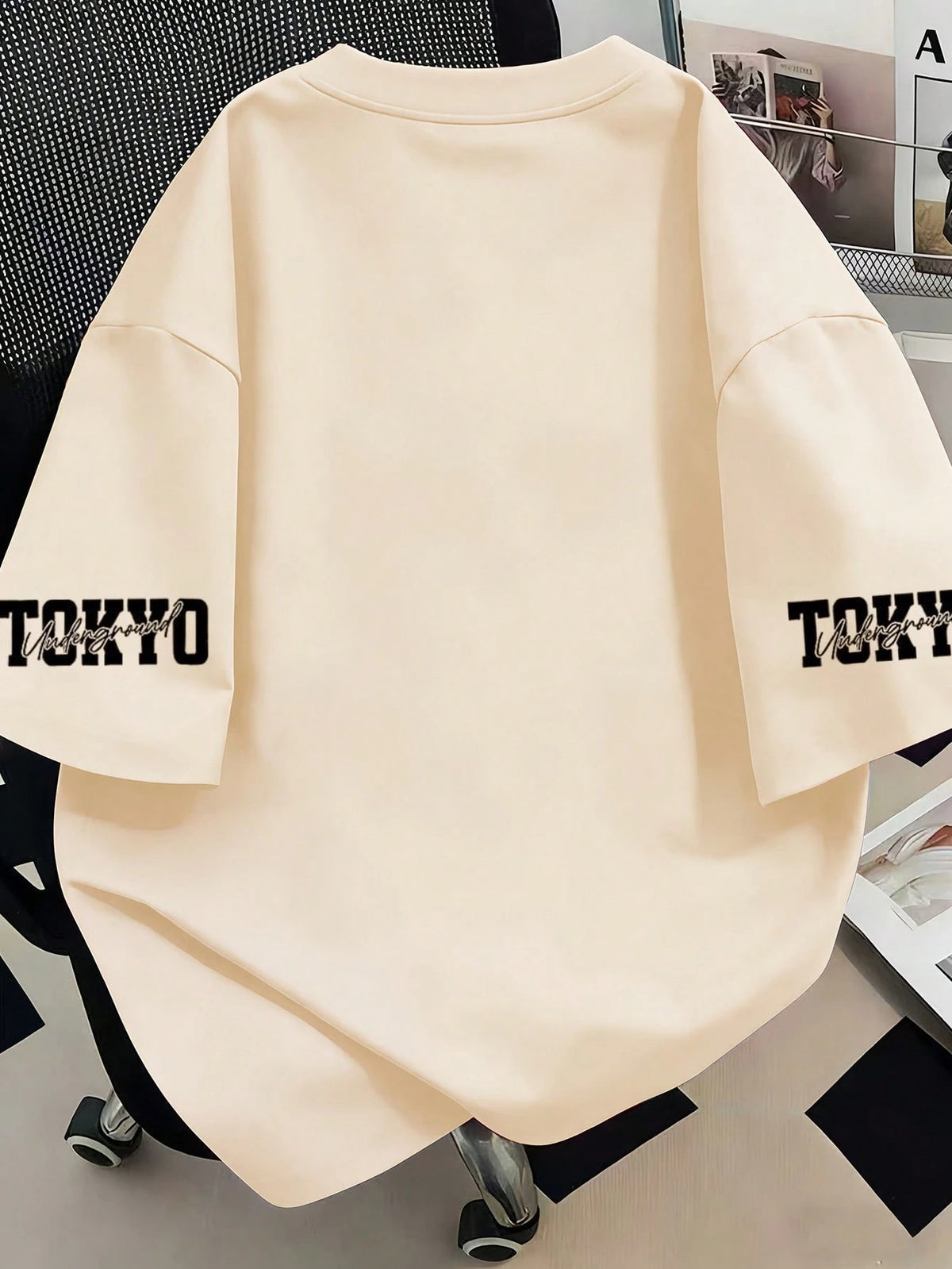 SXV Tokyo Print T-Shirt, Car Graphic, Racing Atmosphere, Urban Style