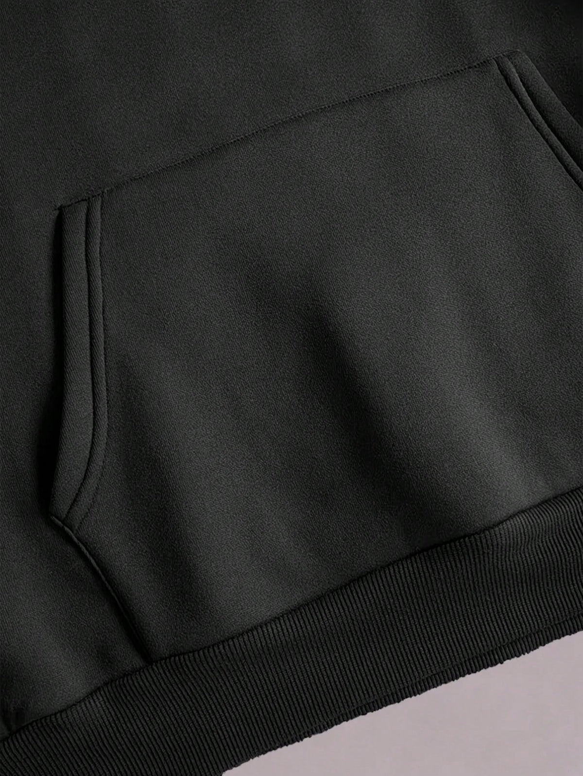 SXV Summer Slogan Graphic Drop-Shoulder Drawstring Fleece-Lined Hoodie LOVE YOURSELF.Healthy