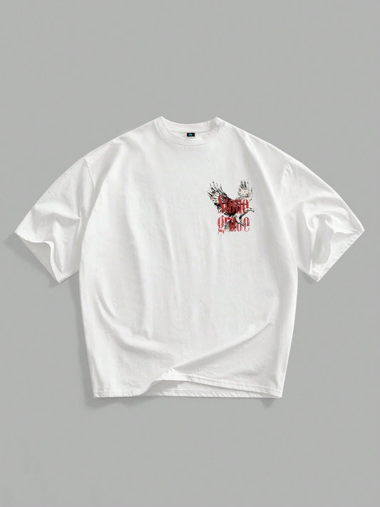 SXV 'Stone grade’ Printed Cool Aesthetic Oversized Baggy T-shirt