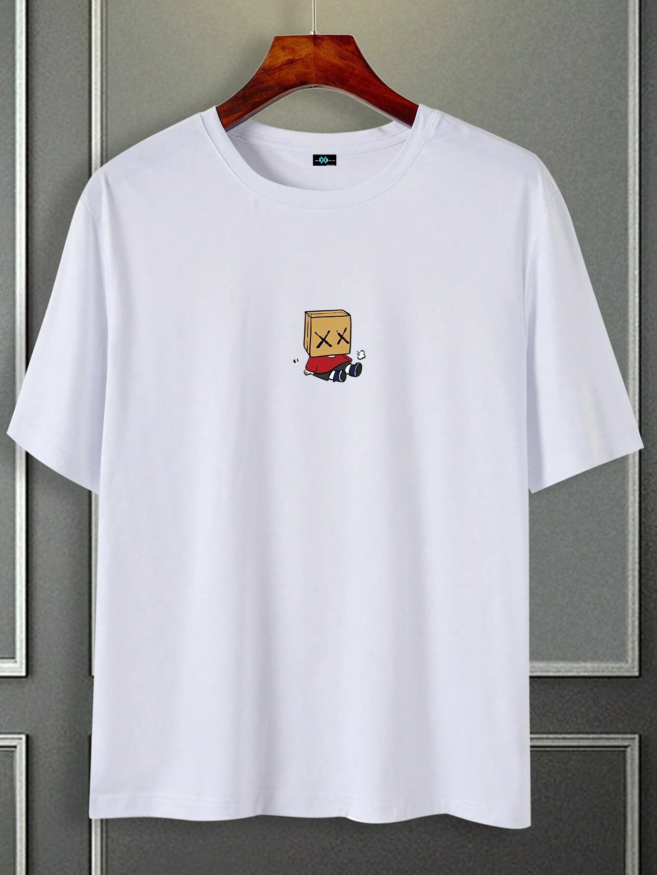 SXV 'Cute Cartoon’ Printed Cool Aesthetic Oversized Baggy T-shirt