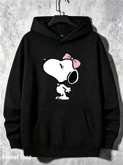 SXV Streetwear Couple Snoopy HoodiesStreetwear Couple Snoopy Hoodies
