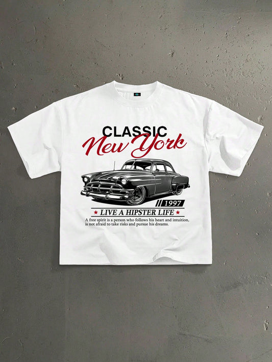 SXV 'CLASSIC 1997’ Printed Cool Aesthetic Oversized Baggy T-shirt