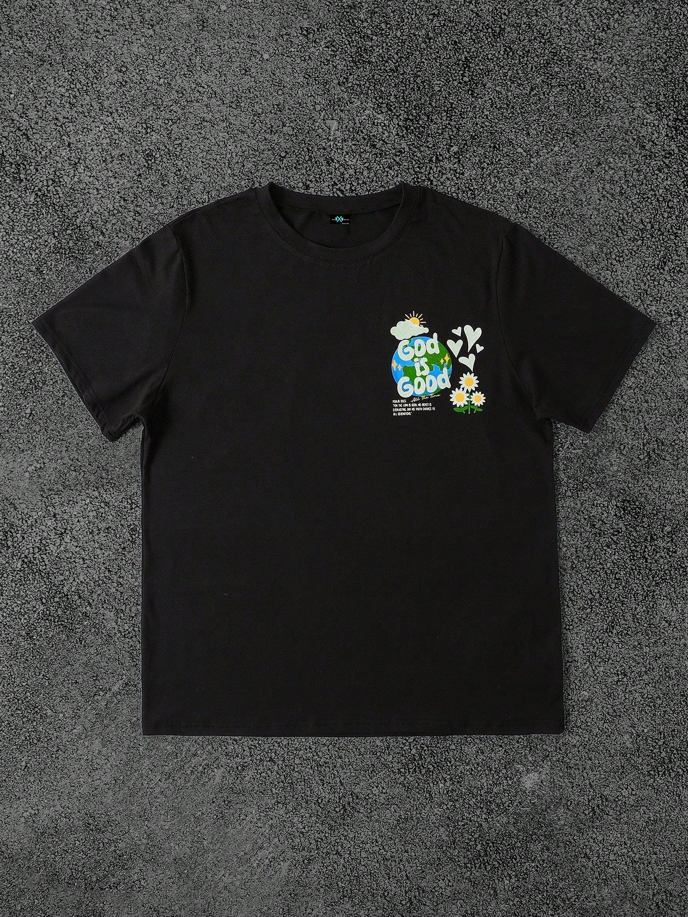 SXV 'God is good’ Printed Cool Aesthetic Oversized Baggy T-shirt