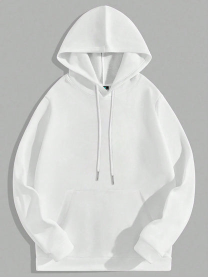 SXV Winter Unisex Street Fashion Couple Heart Print Fleece Hoodie