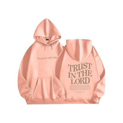 SXV 'TRUST IN THE LOARD’ Printed Cool Aesthetic Sweatshirt Hoodie