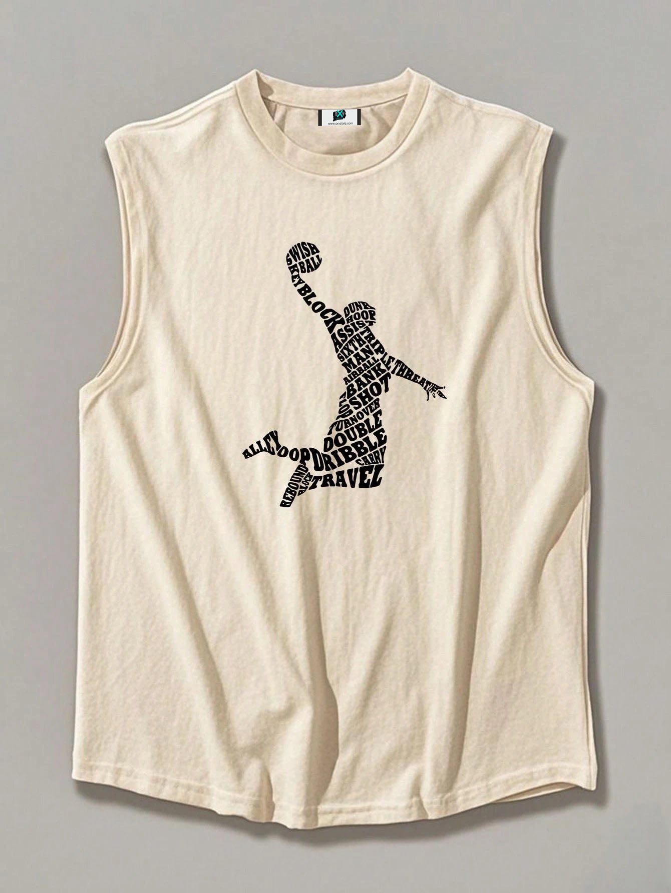 SXV Men's Sleeveless Tank Tee : swish ball